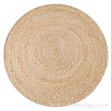 High quality Natural fiber round jute braided rugs